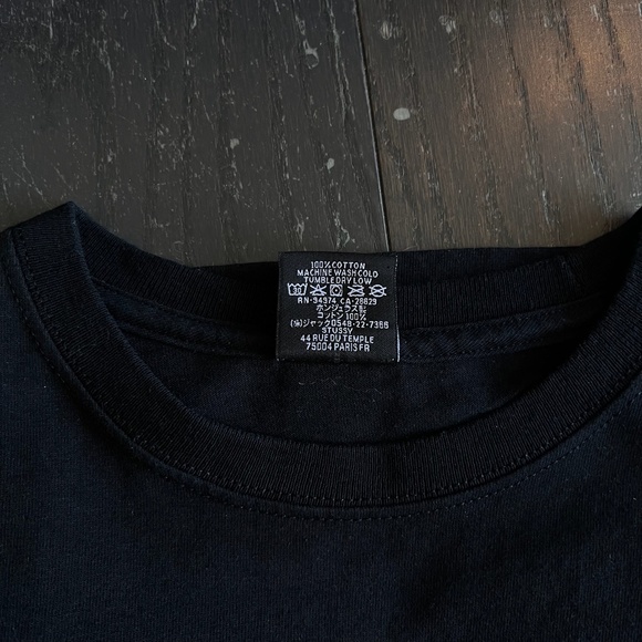 RARE Stussy Kittens cats Tee Black Midnight tshirt size medium - Picture 6 of 6